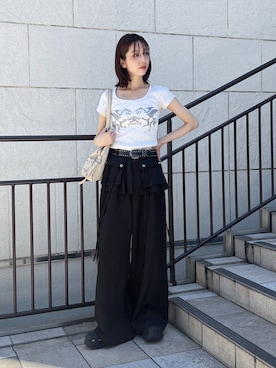 kannaさん（レディース・163cm）の夏コーディネート