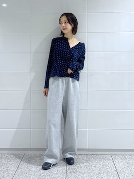 「Onitsuka Tiger（オニツカタイガー）のMEXICO 66 SD / メキシコ 66 エスディー（スニーカー、ブラック系）」を使った、kannaさん（レディース・163cm）の春コーディネート