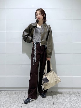 「3.3 Field Trip （3.3フィールドトリップ）のアイテム」を使った、kannaさん（レディース・163cm）の春コーディネート