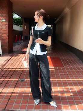 「3.3 Field Trip （3.3フィールドトリップ）のアイテム」を使った、kannaさん（レディース・163cm）の夏コーディネート