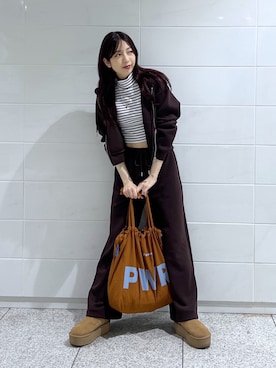 「アイテム（アクセサリー）」を使った、kannaさん（レディース・163cm）の秋コーディネート