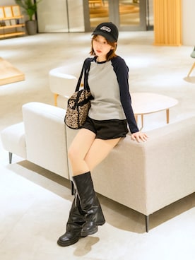 「Heather（ヘザー）のアイテム（シューズ）」を使った、kannaさん（レディース・163cm）の春コーディネート