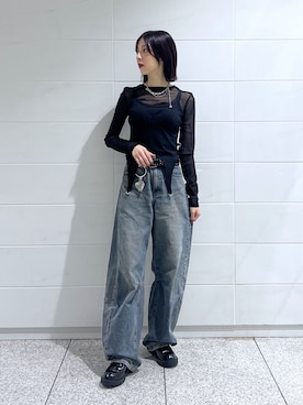「アイテム（財布/小物）」を使った、kannaさん（レディース・163cm）の秋コーディネート
