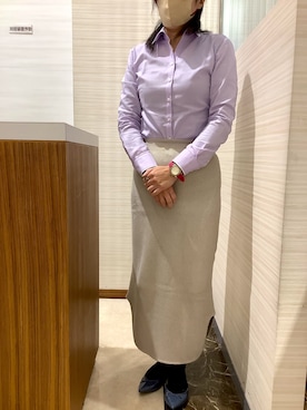 SHIRTS PLAZA 長崎みらいココウォーク店さん(レディース・159cm)の冬コーディネート