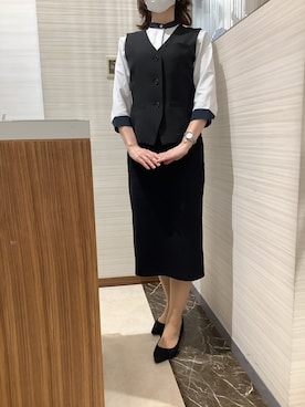 SHIRTS PLAZA 長崎みらいココウォーク店さん（レディース・164cm）の春コーディネート