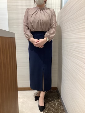 SHIRTS PLAZA 長崎みらいココウォーク店さん（レディース・162cm）の秋コーディネート