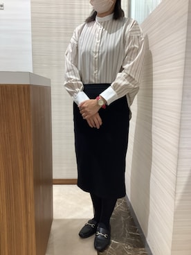「クレリック」｜SHIRTS PLAZA 長崎みらいココウォーク店さん（レディース・160cm）の秋コーディネート