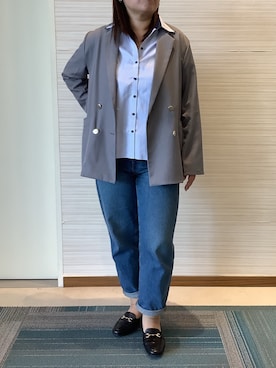 「東京シャツ」｜SHIRTS PLAZA 長崎みらいココウォーク店さん（レディース・163cm）の春コーディネート