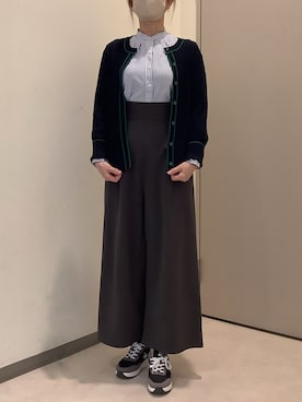 「スタンドカラー」｜SHIRTS PLAZA 長崎みらいココウォーク店さん（レディース・164cm）の秋コーディネート