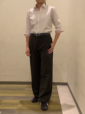 SHIRTS PLAZA 長崎みらいココウォーク店さん（レディース・162cm）の秋コーディネート