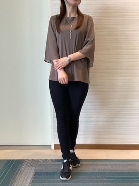 「初秋コーデ」｜SHIRTS PLAZA 長崎みらいココウォーク店さん（レディース・160cm）の夏コーディネート