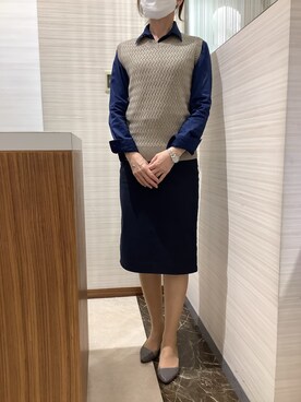 SHIRTS PLAZA 長崎みらいココウォーク店さん(レディース・164cm)の秋コーディネート