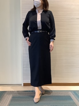 「BRICK HOUSE by TOKYO SHIRT」｜SHIRTS PLAZA 長崎みらいココウォーク店さん（レディース・161cm）の春コーディネート