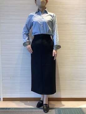 「お仕事コーデ」｜SHIRTS PLAZA 長崎みらいココウォーク店さん（レディース・164cm）の秋コーディネート