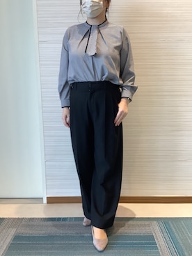 SHIRTS PLAZA 長崎みらいココウォーク店さん（レディース・161cm）の秋コーディネート