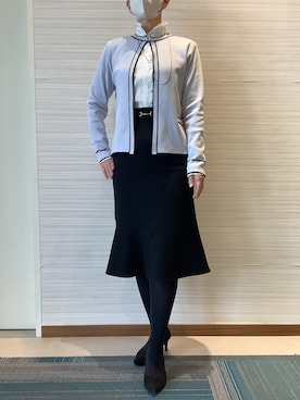 「お仕事スタイル」｜SHIRTS PLAZA 長崎みらいココウォーク店さん（レディース・164cm）の春コーディネート