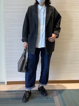 SHIRTS PLAZA 長崎みらいココウォーク店さん(レディース・159cm)の冬コーディネート