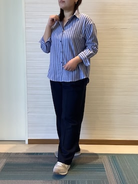 「東京シャツ」｜SHIRTS PLAZA 長崎みらいココウォーク店さん（レディース・163cm）の春コーディネート
