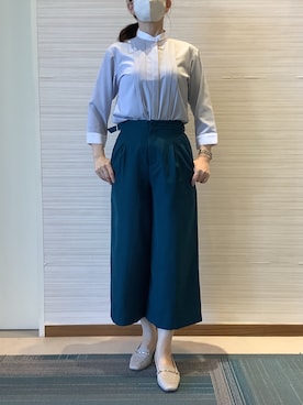 「東京シャツ」｜SHIRTS PLAZA 長崎みらいココウォーク店さん（レディース・164cm）の春コーディネート