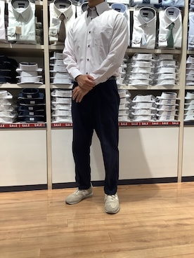 「アイテム（ビジネスシャツ）」を使った、BRICK HOUSE by Tokyo Shirts 川口前川イオンモール店さん（メンズ・172cm）の夏コーディネート
