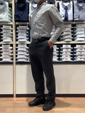 「ボタンダウン」｜BRICK HOUSE by Tokyo Shirts 川口前川イオンモール店さん（メンズ・165cm）の春コーディネート