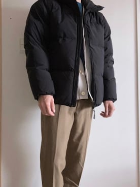 「LAKOLE（ラコレ）のアイテム（Tシャツ/カットソー）」を使った、ぽめさん（メンズ・172cm）の秋コーディネート
