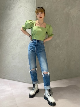 JURIさん（レディース・156cm）の春コーディネート