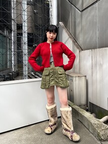 jouetie ジュエティ ファーベルト ロングブーツ jouetie ベルトファーブーツ（ブラック） -靴＆ファッション通販
