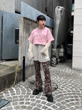 「ピンク色」｜JURIさん（レディース・156cm）の春コーディネート