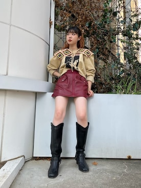 JURIさん（レディース・156cm）の秋コーディネート