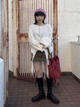 JURIさん（レディース・156cm）の冬コーディネート