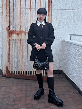 JURIさん（レディース・156cm）の冬コーディネート