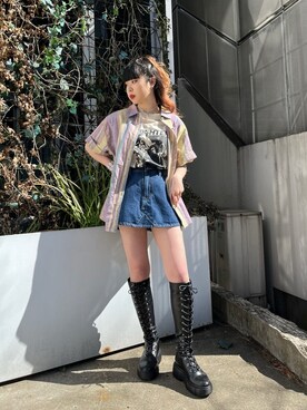 JURIさん（レディース・156cm）の春コーディネート