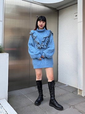 JURIさん（レディース・156cm）の冬コーディネート