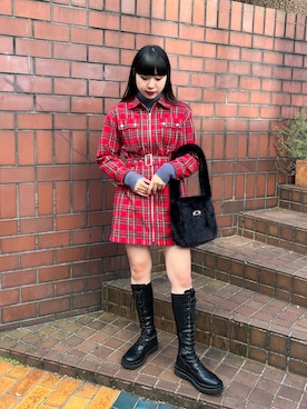 JURIさん（レディース・156cm）の冬コーディネート