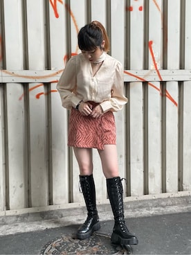 JURIさん（レディース・156cm）の秋コーディネート