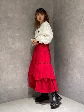 JURIさん（レディース・156cm）の夏コーディネート