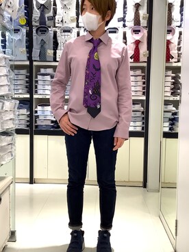 BRICK HOUSE シャツ工房 梅田ホワイティ・プチシャン店さんのコーディネート