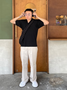 「COS（コス）のアイテム（パンツ）」を使った、Xavier さん（メンズ・174cm）の夏コーディネート