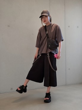 「classicalelf（クラシカルエルフ）のアイテム（パンツ）」を使った、あざみさん（レディース・160cm）の夏コーディネート