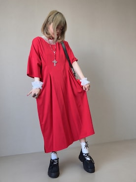「Burner（バーナー）のアイテム」を使った、あざみさん（レディース・160cm）の夏コーディネート