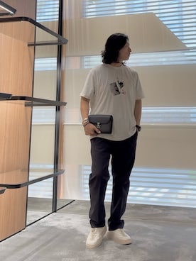 「アイテム（チノパンツ）」を使った、SANNANDESUさん（メンズ・179cm）の秋コーディネート