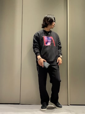「ジョガーパンツ」｜「アイテム（財布/小物）」を使った、SANNANDESUさん（メンズ・179cm）の夏コーディネート
