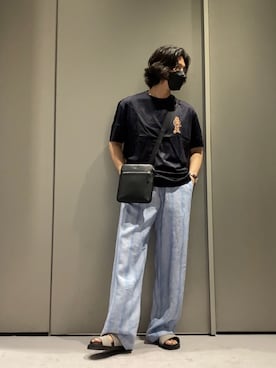 「麻パンツ」｜SANNANDESUさん（メンズ・179cm）の春コーディネート