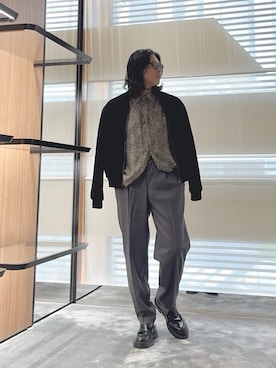 「アイテム（ジャケット/アウター）」を使った、SANNANDESUさん（メンズ・179cm）の冬コーディネート