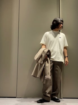 「ムートン」｜「アイテム（その他）」を使った、SANNANDESUさん（メンズ・179cm）の秋コーディネート