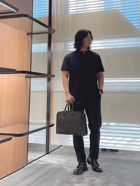 「アイテム（ドレスシューズ）」を使った、SANNANDESUさん（メンズ・179cm）の夏コーディネート