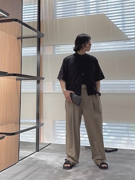 「アイテム（財布）」を使った、SANNANDESUさん（メンズ・179cm）の夏コーディネート