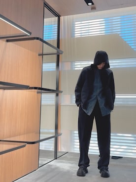 「ダンガリーシャツ」｜SANNANDESUさん（メンズ・178cm）の冬コーディネート