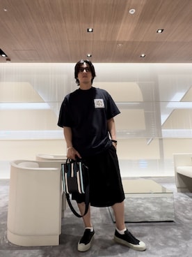 「アイテム（腕時計、ブラック系）」を使った、SANNANDESUさん（メンズ・178cm）の夏コーディネート